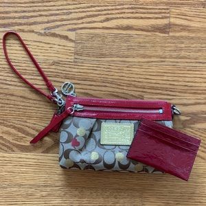 Coach Wristlet W/ Card Holder